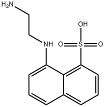 N-(アミノエチル)-8-ナフチルアミン-1-スルホン酸 化学構造式