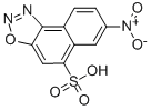 4-ジアゾニオ-3-ヒドロキシ-7-ニトロ-1-ナフタレンスルホン酸 化学構造式