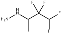 Hydrazine,  (2,2,3,3-tetrafluoro-1-methylpropyl)- Structure