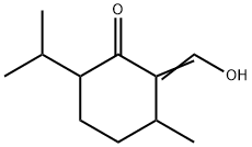 2-(hydroxymethylene)-6-(isopropyl)-3-methylcyclohexan-1-one 结构式