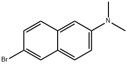 6-bromo-N,N-dimethylnaphthalen-2-amine Structure