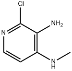 2-クロロ-N4-メチルピリジン-3,4-ジアミン 化学構造式