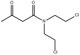 a,a-Dichloro-N,N-Diethylacetylacetamide Struktur
