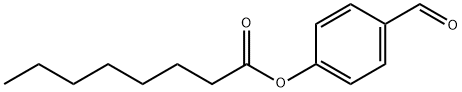 (4-formylphenyl) octanoate Structure