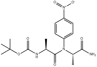 BOC-ALA-ALA-PNA,50439-35-5,结构式