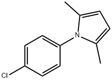 1-(4-CHLOROPHENYL)-2,5-DIMETHYLPYRROLE Struktur