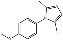 1-(4-甲氧基苯基)-2,5-二甲基-1H-吡咯, 5044-27-9, 结构式