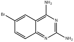 6-Bromo-quinazoline-2,4-diamine Structure