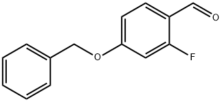 4-(Benzyloxy)-2-fluorobenzaldehyde Structure