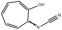 Cyanamide, (2-hydroxy-2,4,6-cycloheptatrien-1-ylidene)- (9CI) 结构式