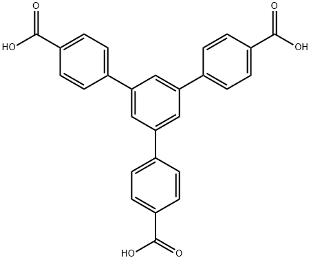 1,3,5-Tri(4-carboxyphenyl)benzene Struktur