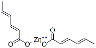 Di[(2E,4E)-2,4-hexadienoic acid]zinc salt,5045-91-0,结构式