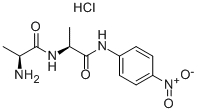 H-ALA-ALA-PNA 化学構造式