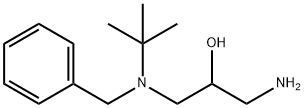 1-amino-3-[(1,1-dimethylethyl)(phenylmethyl)amino]propan-2-ol 结构式