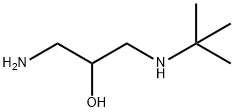 1-amino-3-[(1,1-dimethylethyl)amino]propan-2-ol 结构式