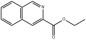 3-イソキノリンカルボン酸エチル 化学構造式