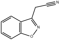 1,2-Benzisoxazole-3-acetonitrile(9CI) Struktur