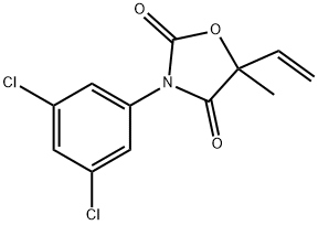 3-(3,5-ジクロロフェニル)-5-メチル-5-ビニルオキサゾリジン-2,4-ジオン 化学構造式