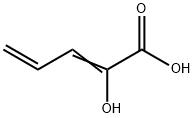 2-hydroxy-2,4-pentadienoic acid Structure