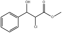 Α-氯-Β-羟基苯丙酸甲酯 结构式