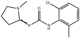 1-(6-Chloro-o-tolyl)-3-(1-methylpyrrolidin-2-ylidene)urea Struktur