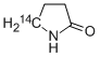 2-PYRROLIDINONE, [5-14C] Struktur