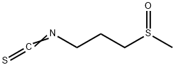 1-イソチオシアナト-3-(メチルスルフィニル)プロパン 化学構造式
