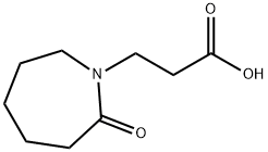 3-(2-氧代氮杂环庚-1-基)丙酸 结构式