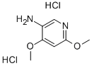 4,6-DIMETHOXY-PYRIDIN-3-YLAMINE DIHYDROCHLORIDE Structure