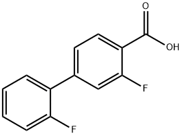 2',3-Difluoro-[1,1'-biphenyl]-4-carboxylic acid 结构式