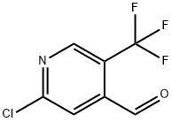 2-CHLORO-5-(TRIFLUOROMETHYL)-PYRIDINE-4-CARBOXALDEHYDE Struktur