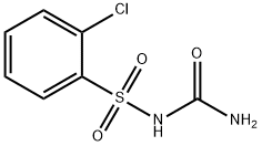 N-(aminocarbonyl)-2-chlorobenzenesulfonamide Struktur