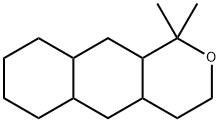 ドデカヒドロ-1,1-ジメチル-1H-ナフト[2,3-c]ピラン 化学構造式