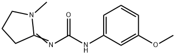 1-(m-Methoxyphenyl)-3-(1-methylpyrrolidin-2-ylidene)urea Structure