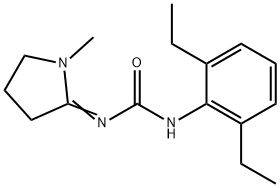 1-(2,6-Diethylphenyl)-3-(1-methylpyrrolidin-2-ylidene)urea 结构式