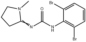 1-(2,6-Dibromophenyl)-3-(1-methylpyrrolidin-2-ylidene)urea 结构式