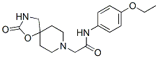 8-(p-Ethoxyphenylcarbamoylmethyl)-1-oxa-3,8-diazaspiro[4.5]decan-2-one Struktur