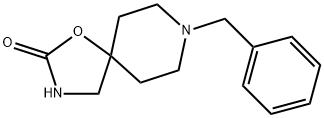 8-Benzyl-1-oxa-3,8-diazaspiro[4.5]decan-2-one Struktur