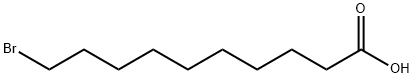 10-ブロモデカン酸 化学構造式
