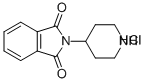 4-PIPERIDINYL PHTHALIMIDE HYDROCHLORIDE Structure
