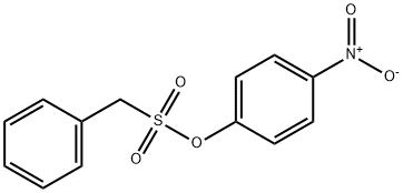 Benzenemethanesulfonic acid 4-nitrophenyl ester Struktur