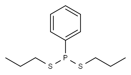 Phenylphosphonodithious acid dipropyl ester 结构式