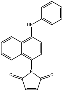 N-(1-ANILINONAPHTHYL-4)-MALEIMIDE Struktur