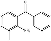 2-アミノ-3-メチルベンゾフェノン 化学構造式