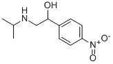 α-[[(1-メチルエチル)アミノ]メチル]-4-ニトロベンジルアルコール 化学構造式