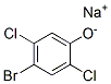 ナトリウム2,5-ジクロロ-4-ブロモフェノラート 化学構造式