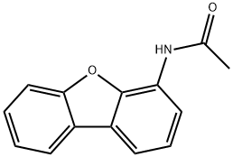 N-(ジベンゾフラン-4-イル)アセトアミド 化学構造式