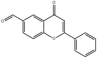 4-OXO-2-PHENYL-4H-CHROMENE-6-CARBALDEHYDE Structure