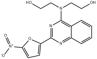 硝呋奎唑, 5055-20-9, 结构式