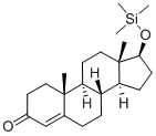 O-TRIMETHYLSILYLTESTOSTERONE Struktur